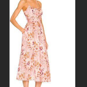 NWT ZIMMERMANN Rosa Laced Long Dress SIZE 0
